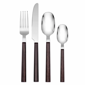 Henley Brown 16 Piece Flatware Set