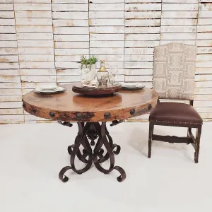 Heritage Hammered Copper Dining Table gaming chair, computer chair