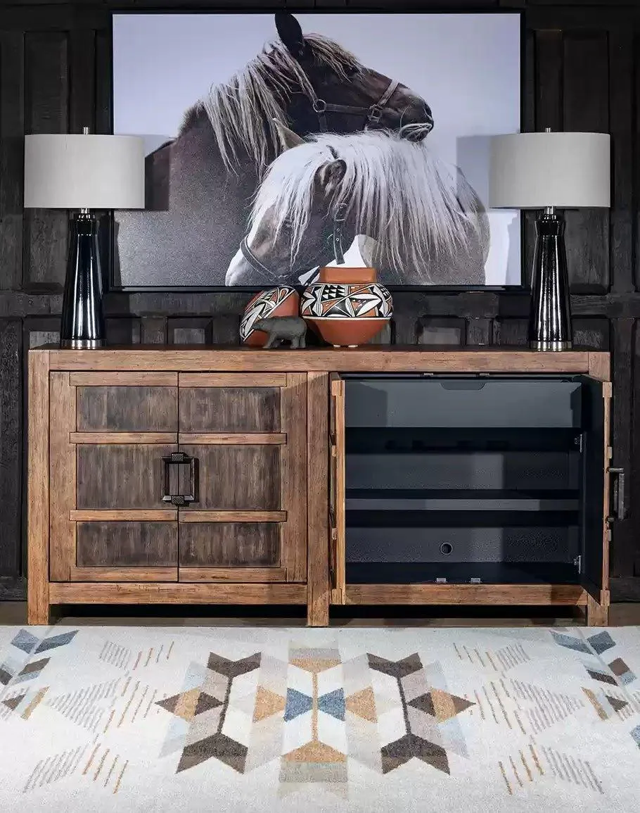 Hickory 4-Door Sideboard