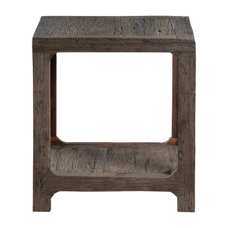 Hickory Square End Table