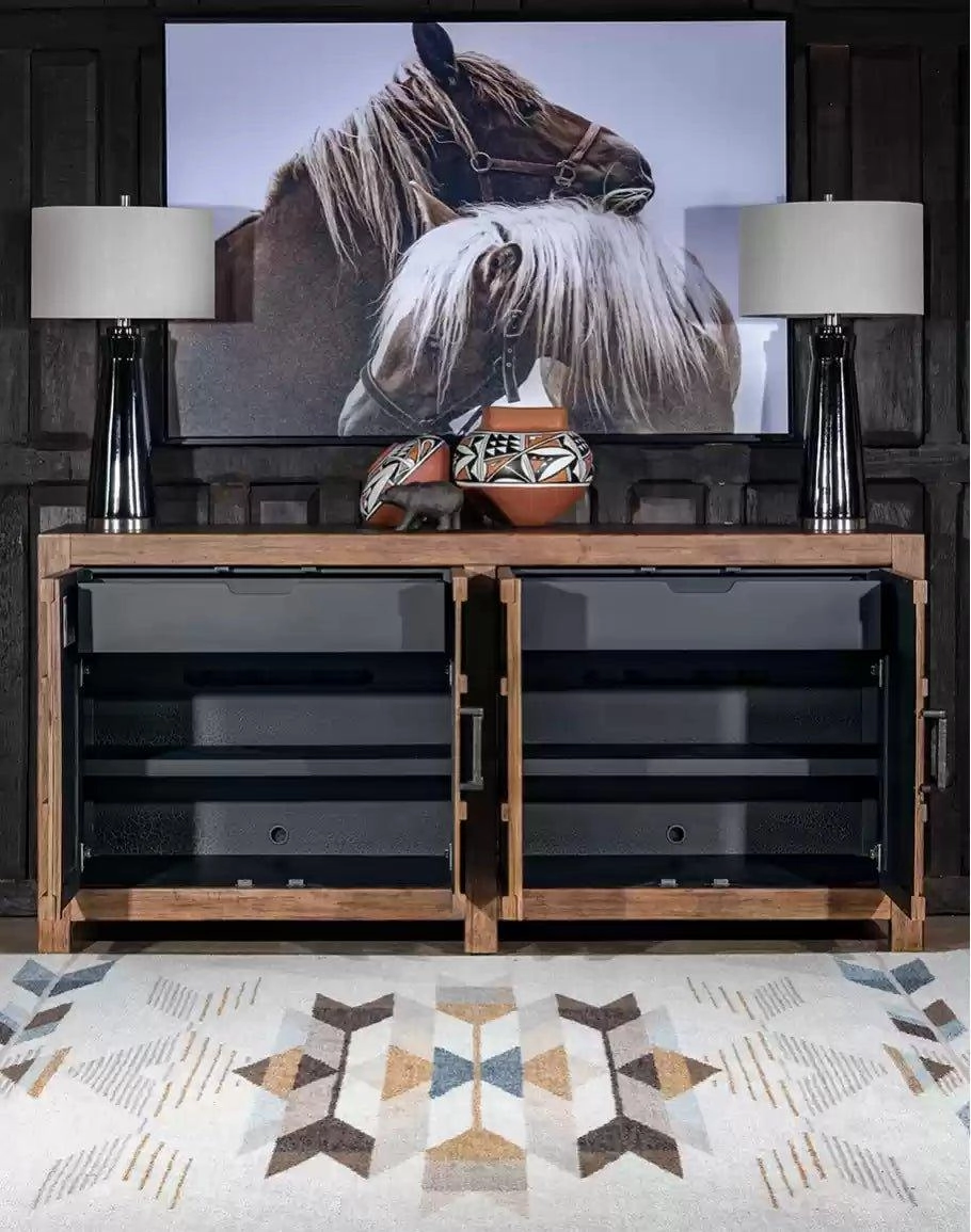 Hickory 4-Door Sideboard