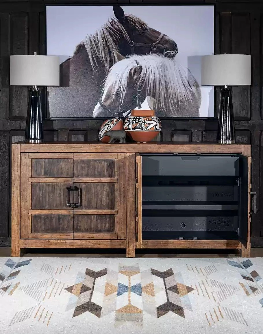 Hickory 4-Door Sideboard