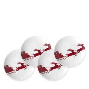 Ho-Ho-Ho Reindeer Canape Plates toilet seat cover, slow close seat