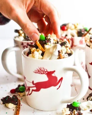 Ho-Ho-Ho Reindeer Mug toilet seat cover, slow close seat