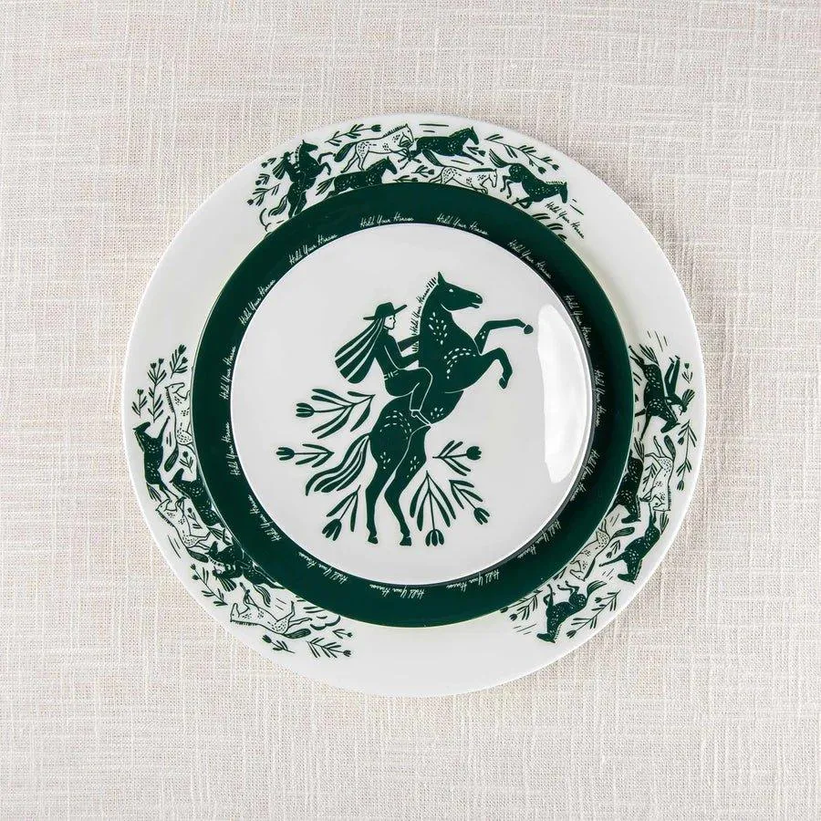 Hold Your Horses Plate Set