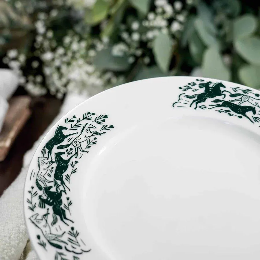 Hold Your Horses Plate Set
