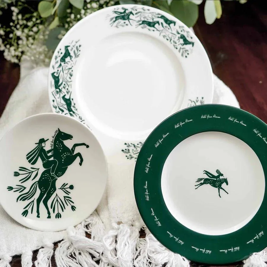 Hold Your Horses Plate Set