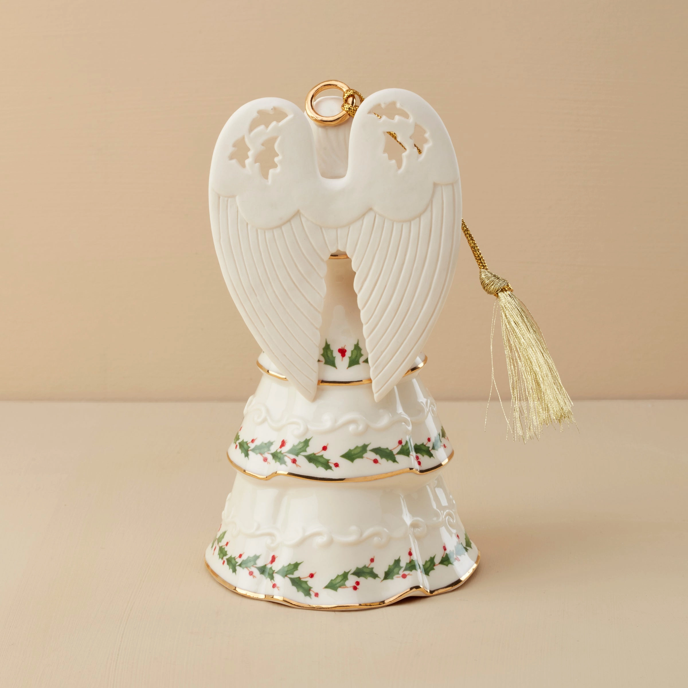 Holiday Angel Bell Bouquet Ornament