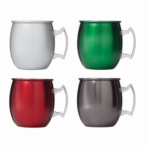 Holiday Moscow Mule Mugs - Set Of 4