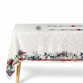 Holiday Winter Greetings 60X102 Tablecloth