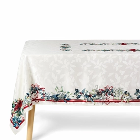 Holiday Winter Greetings 60X102 Tablecloth