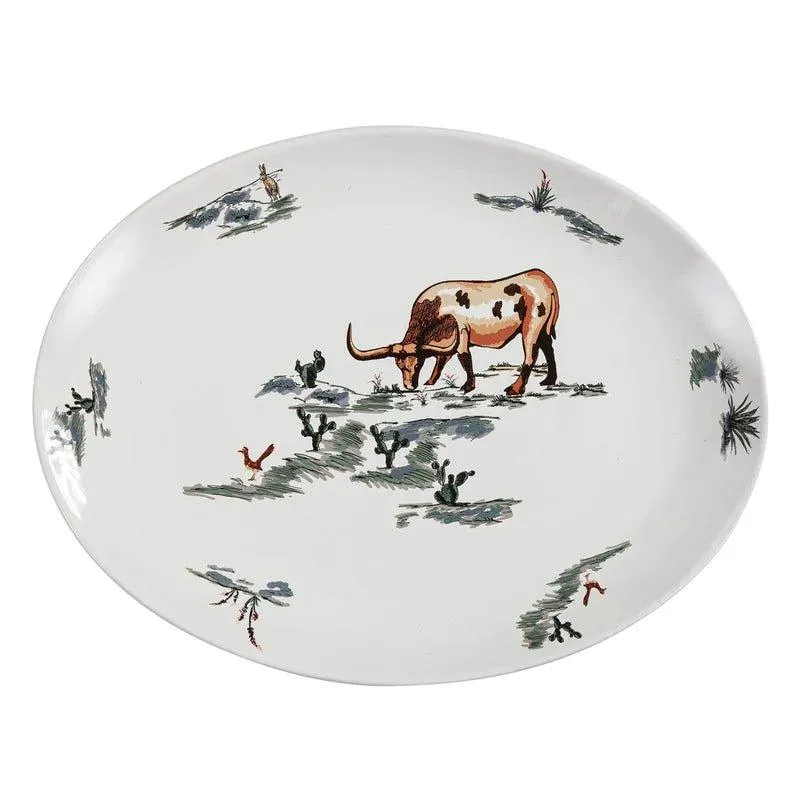 Home on the Range Western Serving Bowl