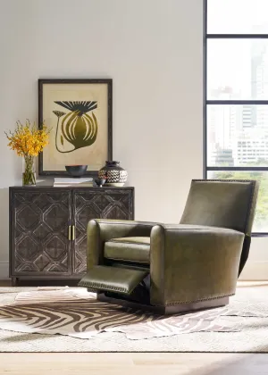 Honeycomb Leather Recliner vanity mirror, wall mirror