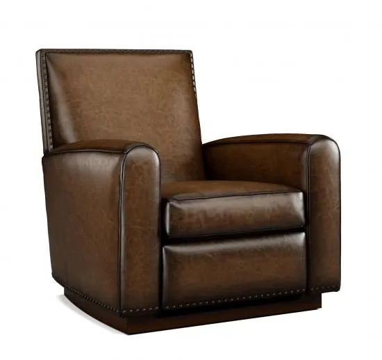Honeycomb Leather Recliner