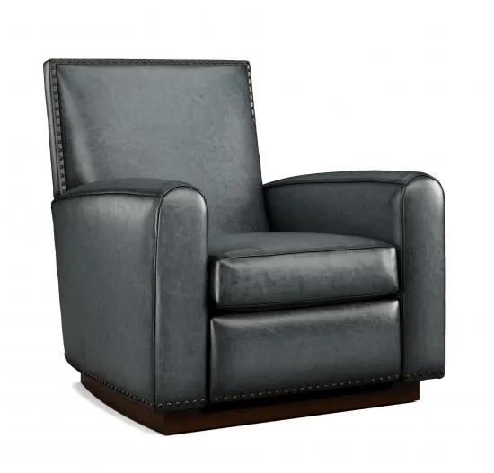 Honeycomb Leather Recliner