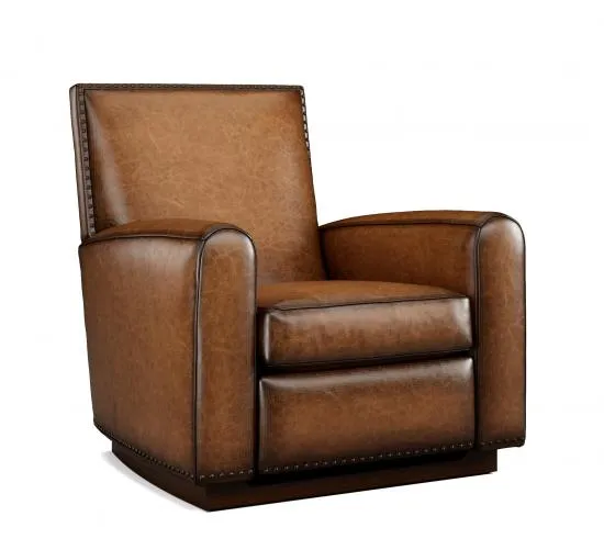 Honeycomb Leather Recliner