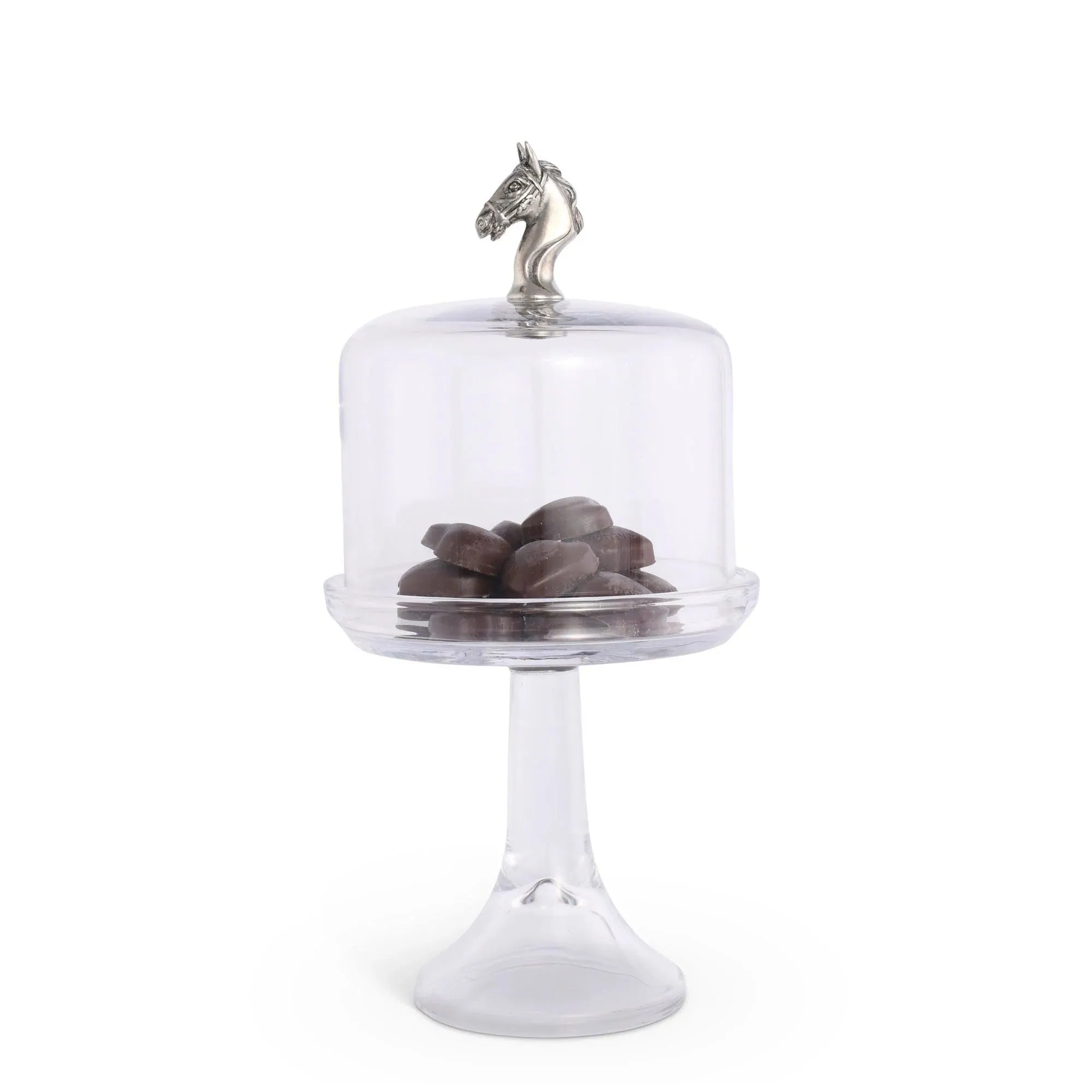 Horse Glass Cake Stand
