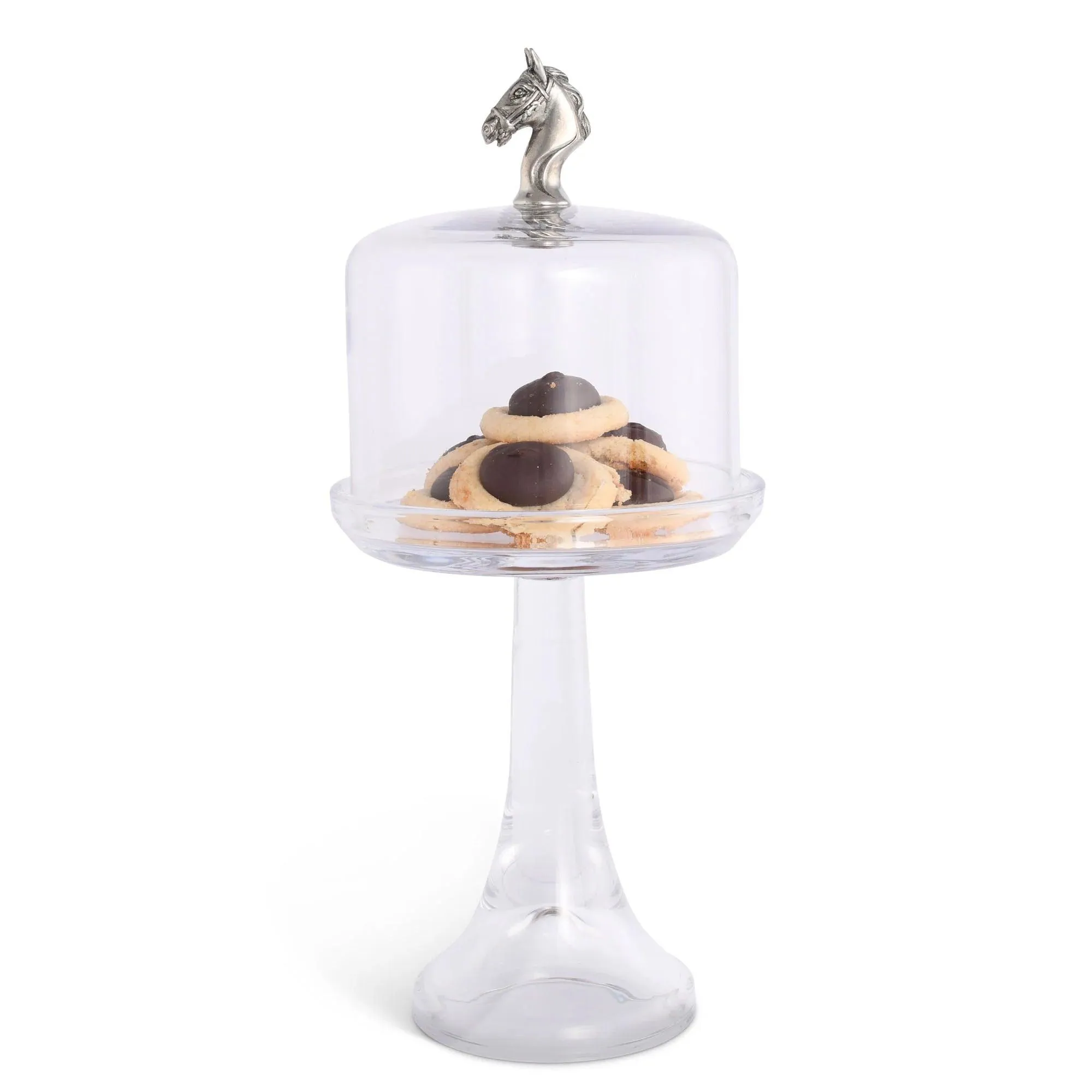 Horse Glass Cake Stand