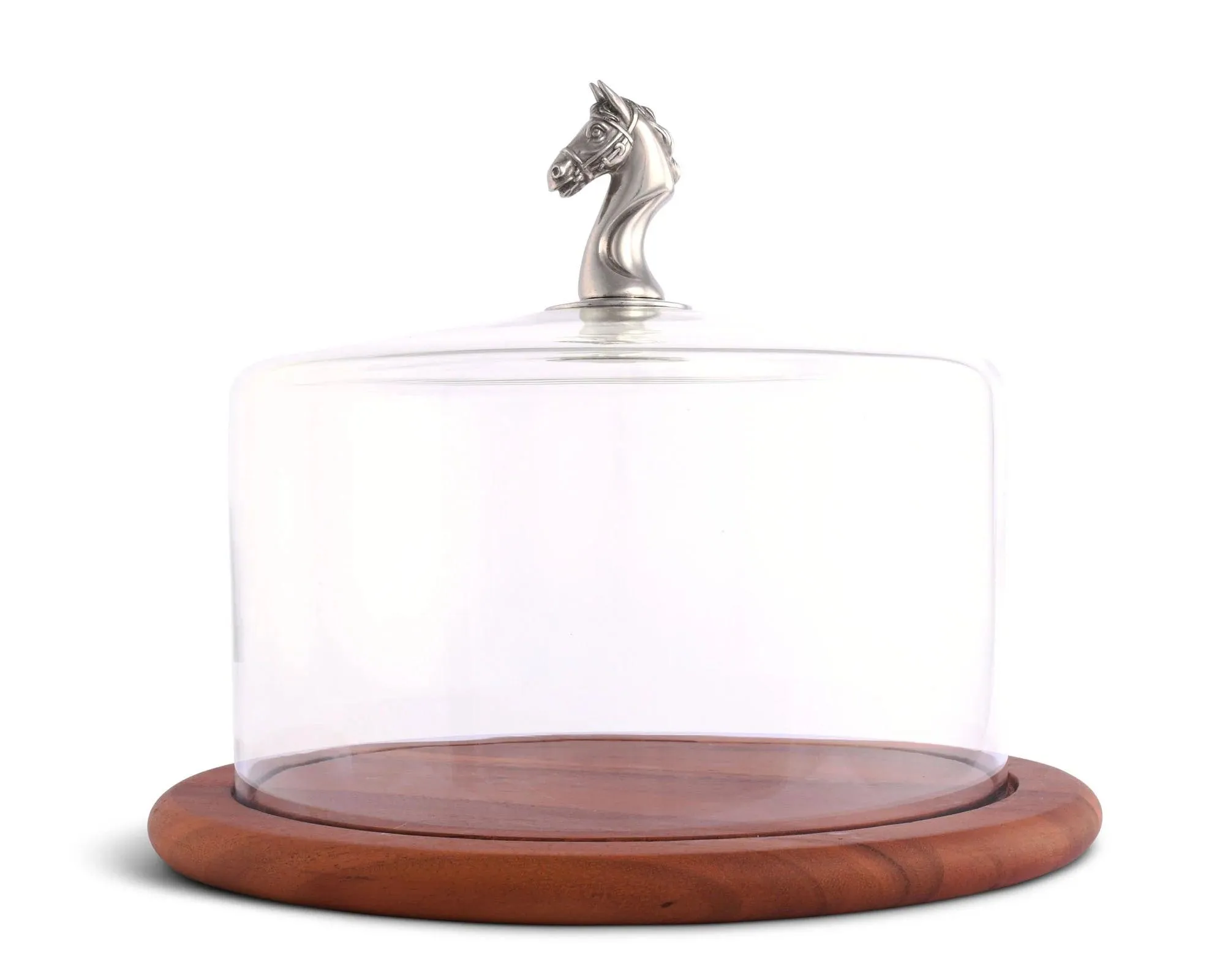 Horse Glass Covered Cheese Wood Board