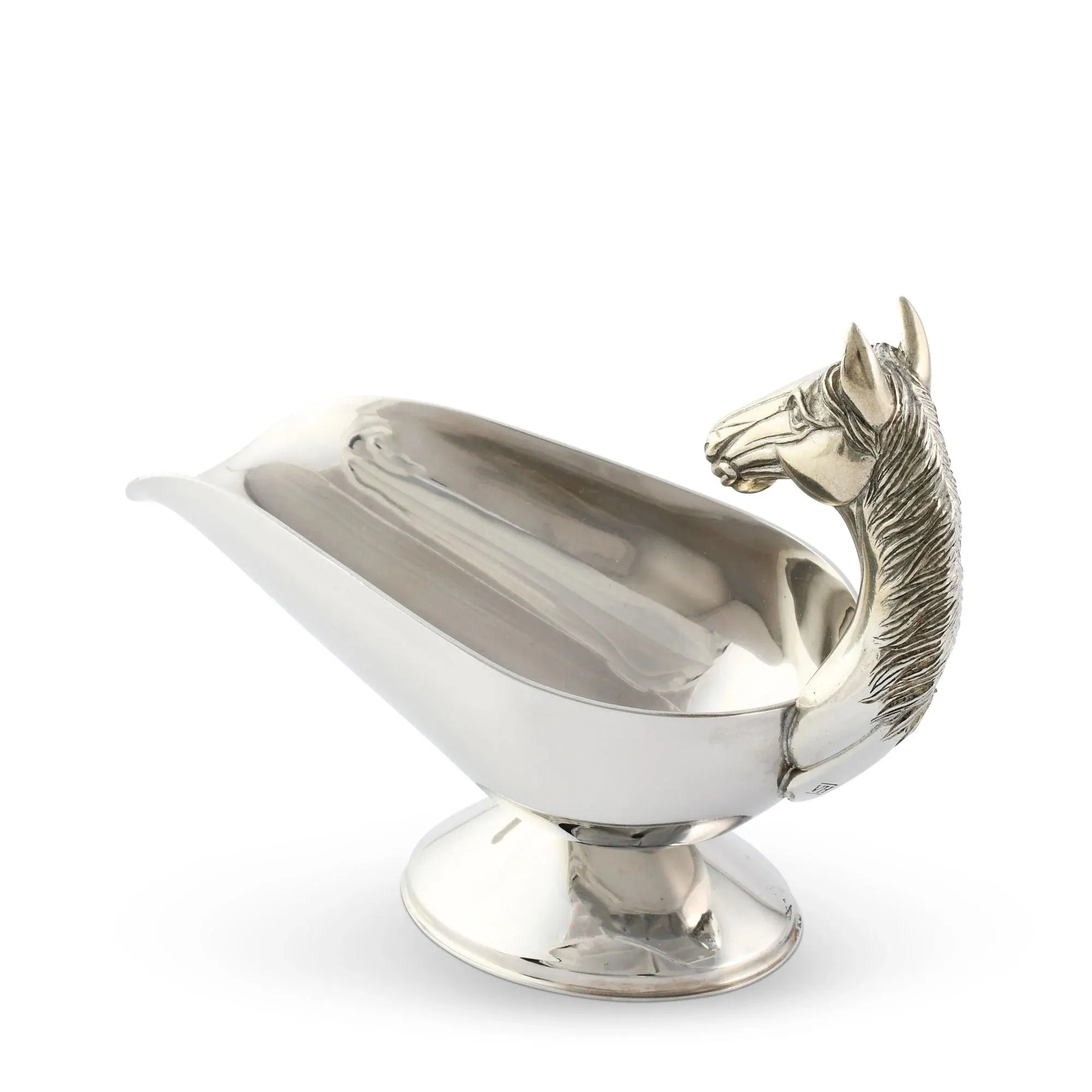 Horse Handle Stainless Steel Sauce Server
