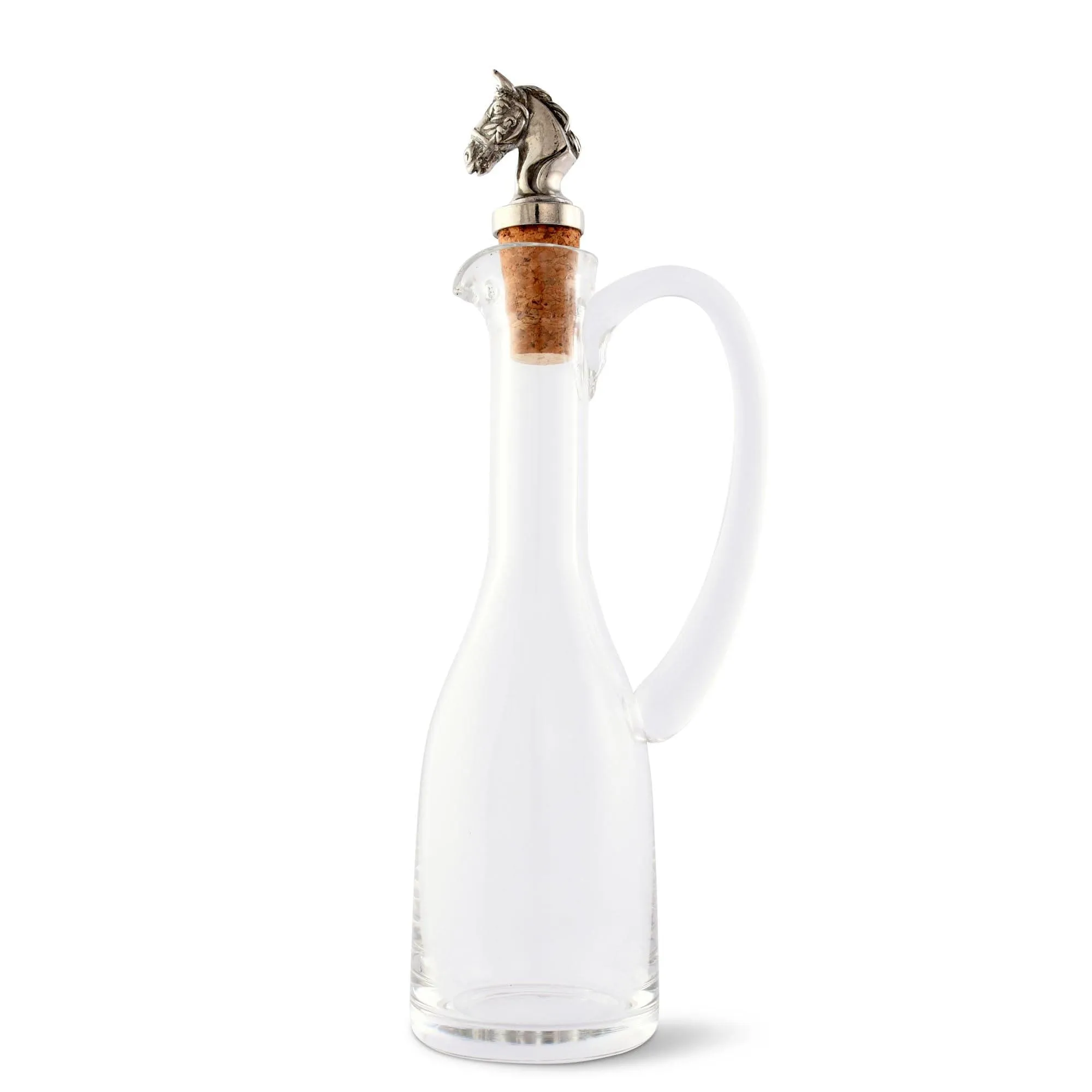 Horse Head Cork Stopper Cruet Bottle