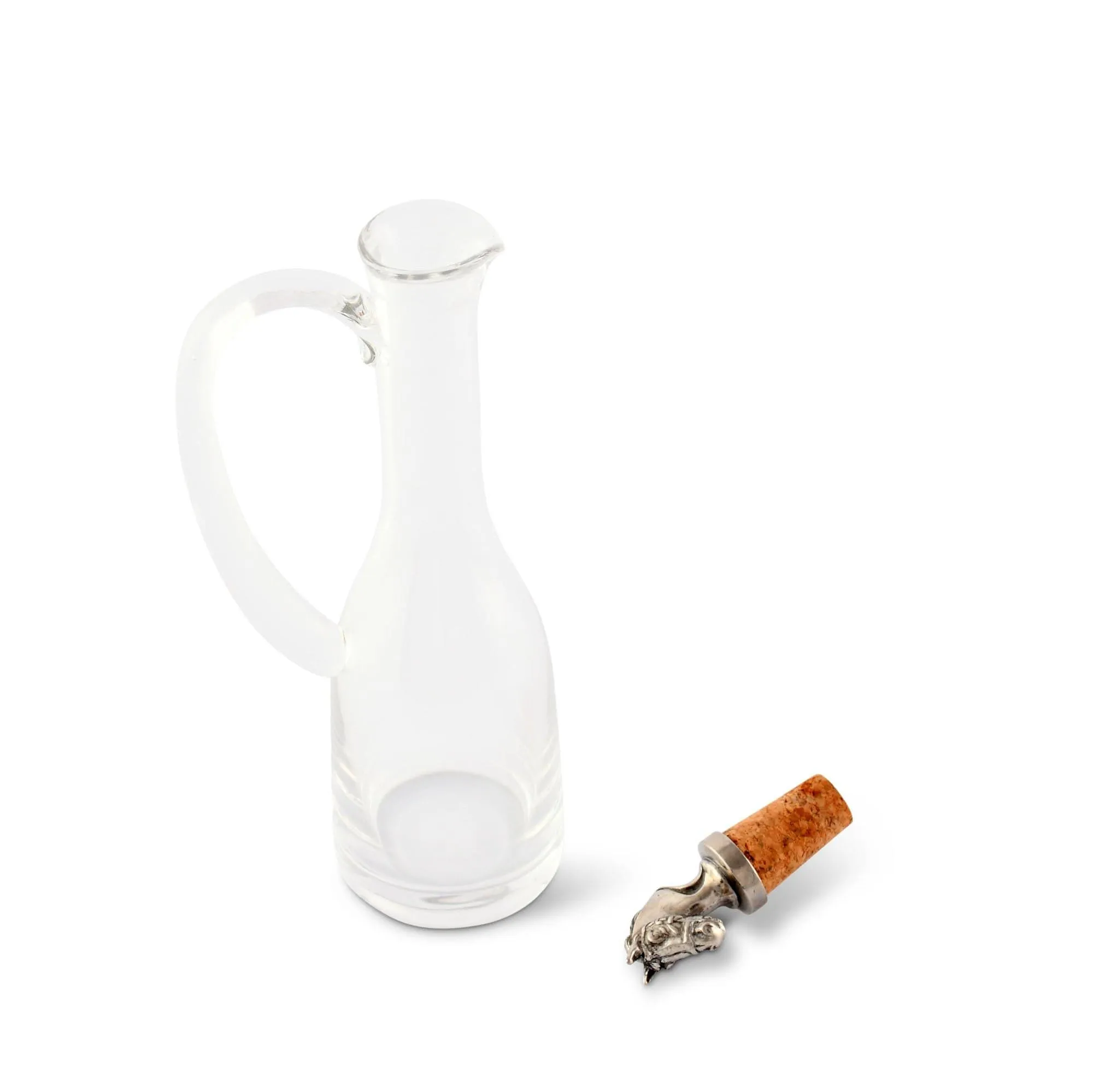Horse Head Cork Stopper Cruet Bottle
