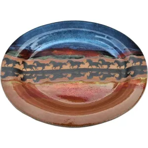 Horse Reflections Serving Plate toilet seat cover, slow close seat