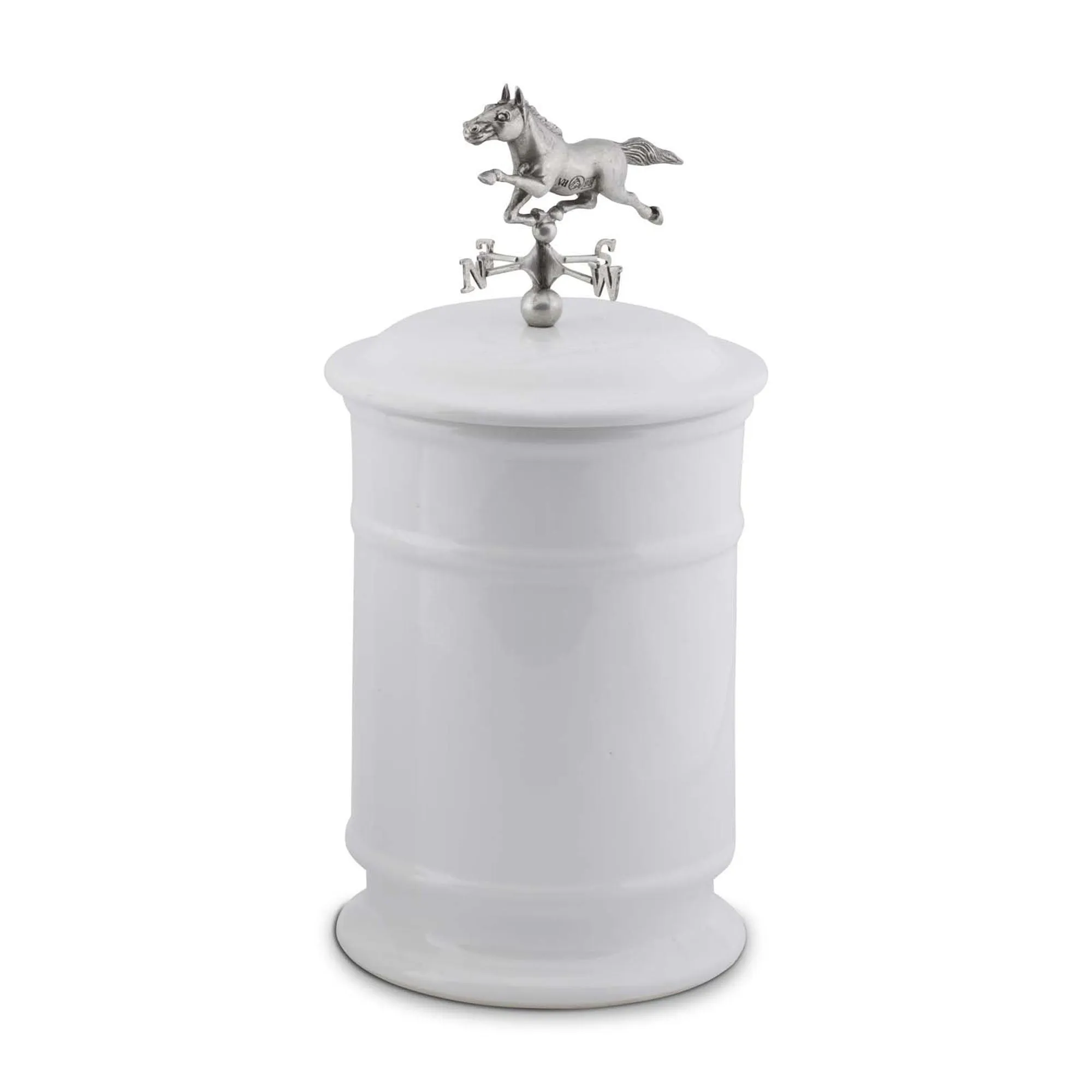 Horse Weathervane Stoneware Canisters
