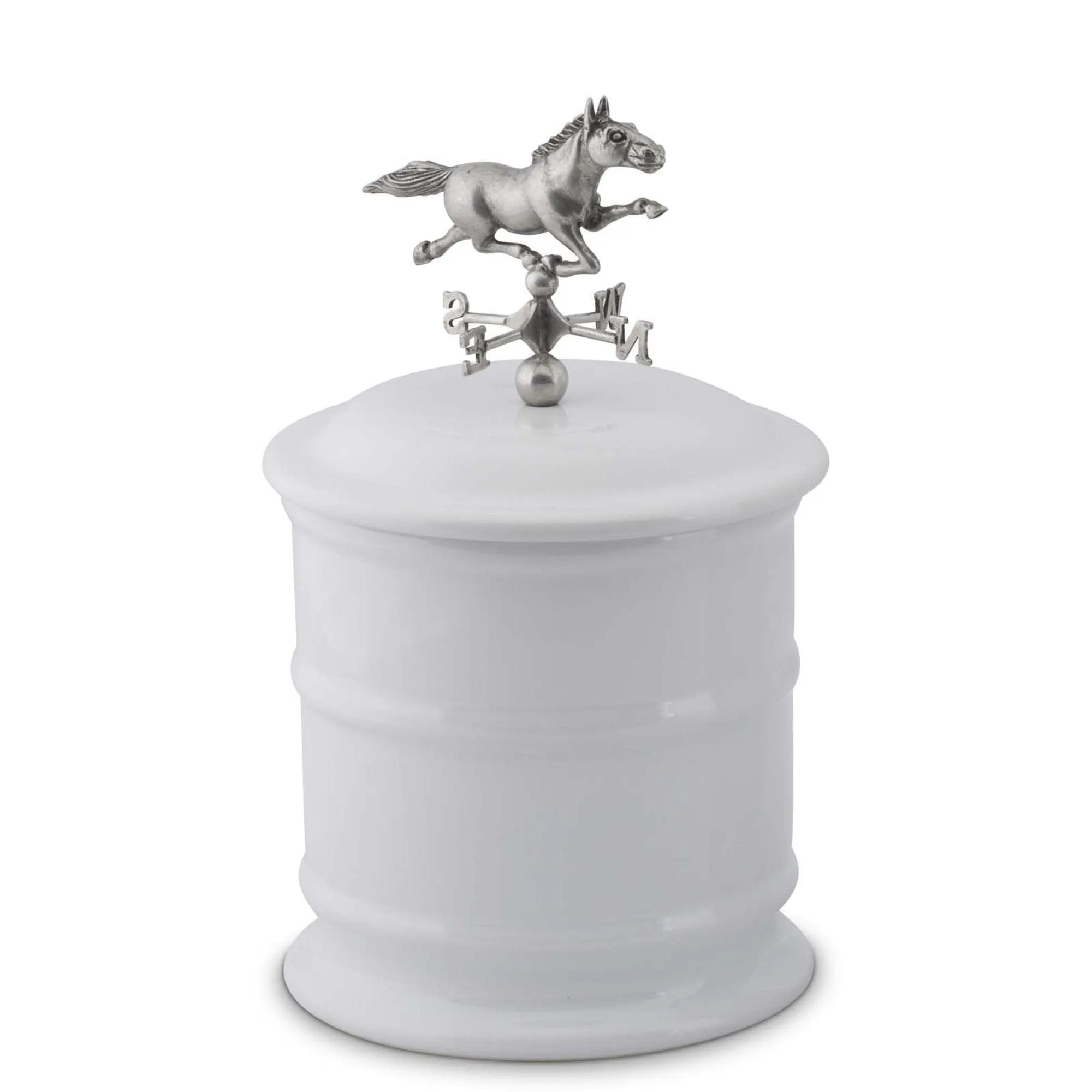 Horse Weathervane Stoneware Canisters