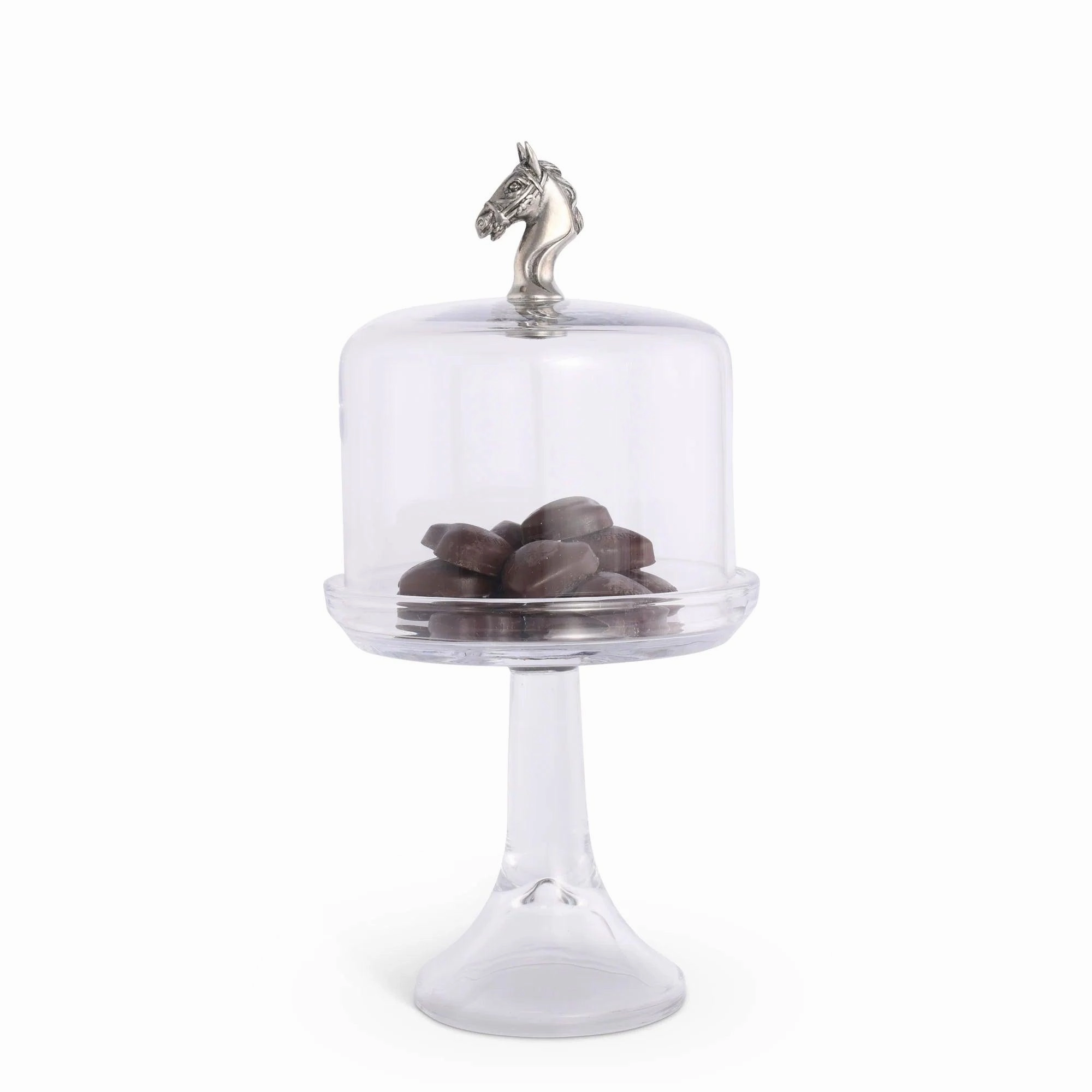 Horse Glass Cake Stand