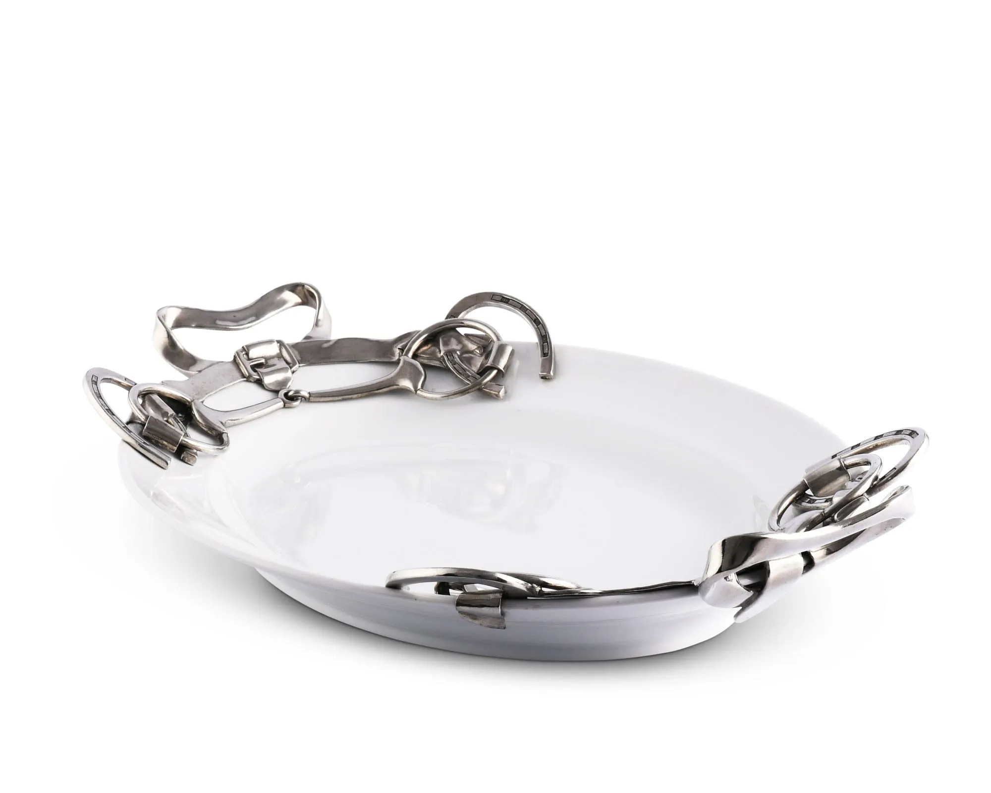 Horseshoe & Bit Serving Tray - Large