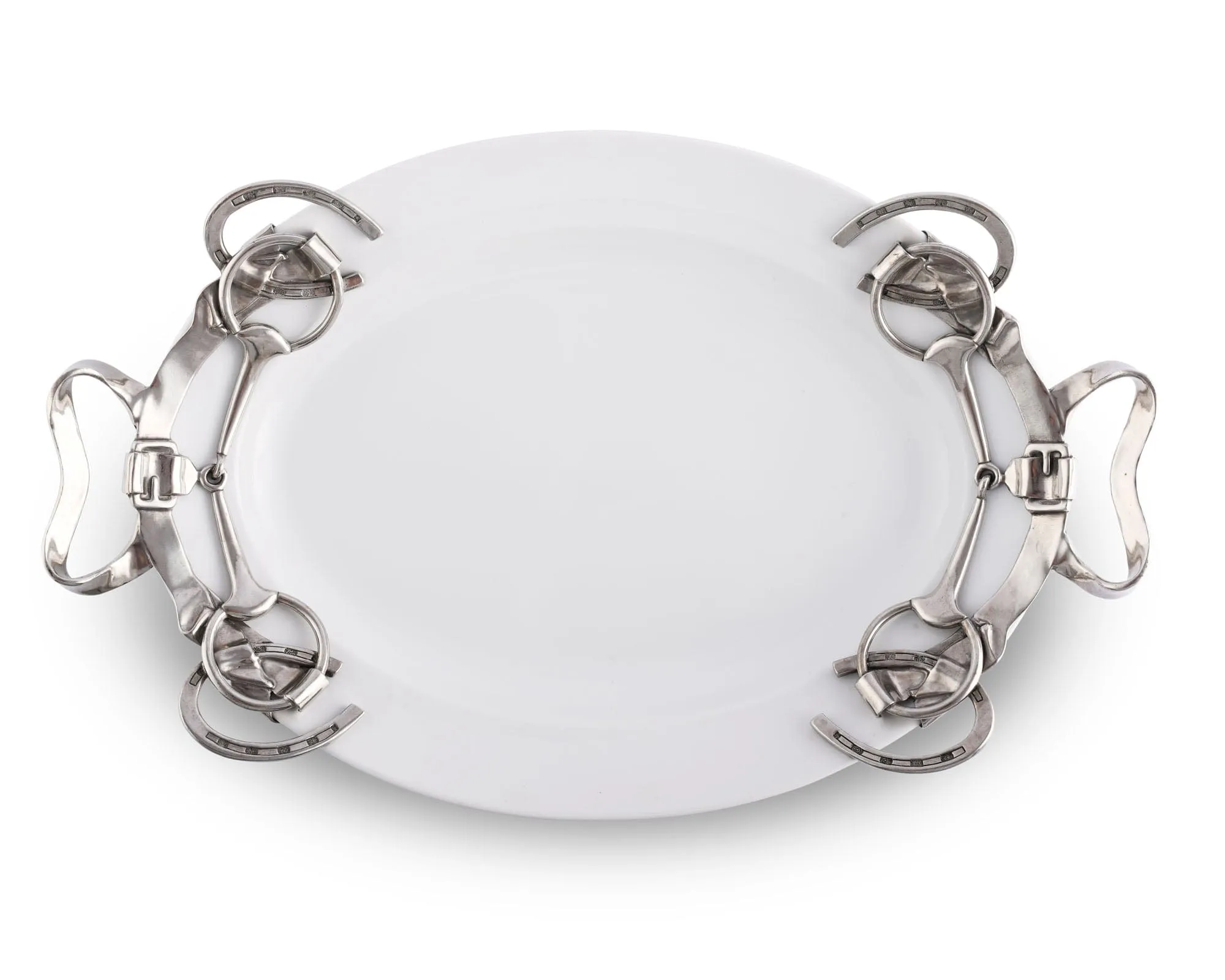 Horseshoe & Bit Serving Tray - Large