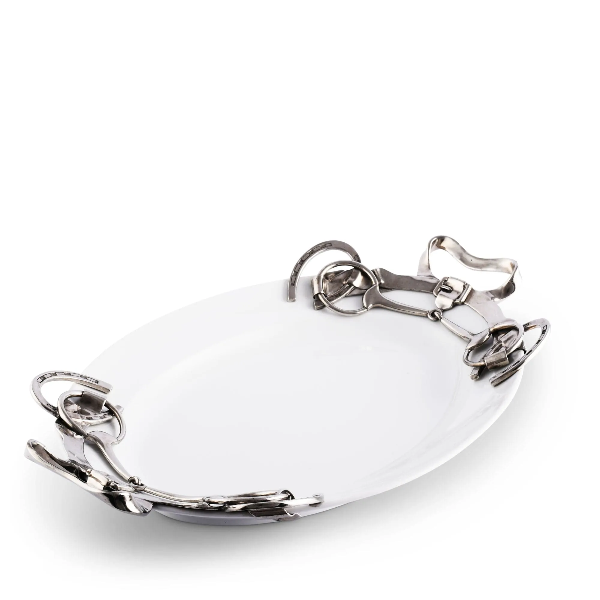 Horseshoe & Bit Serving Tray - Large