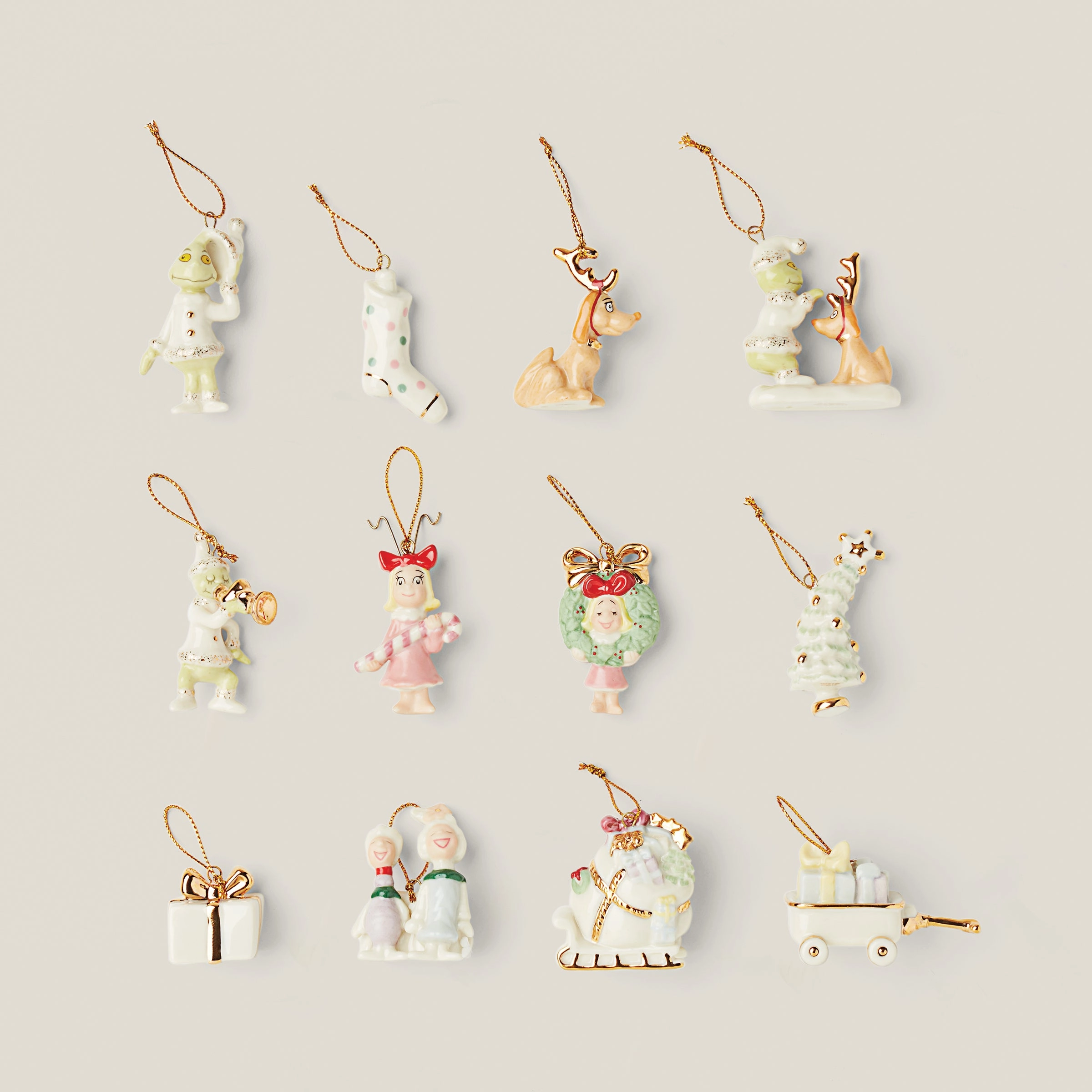 How The Grinch Stole Christmas 12-Piece Ornament Set