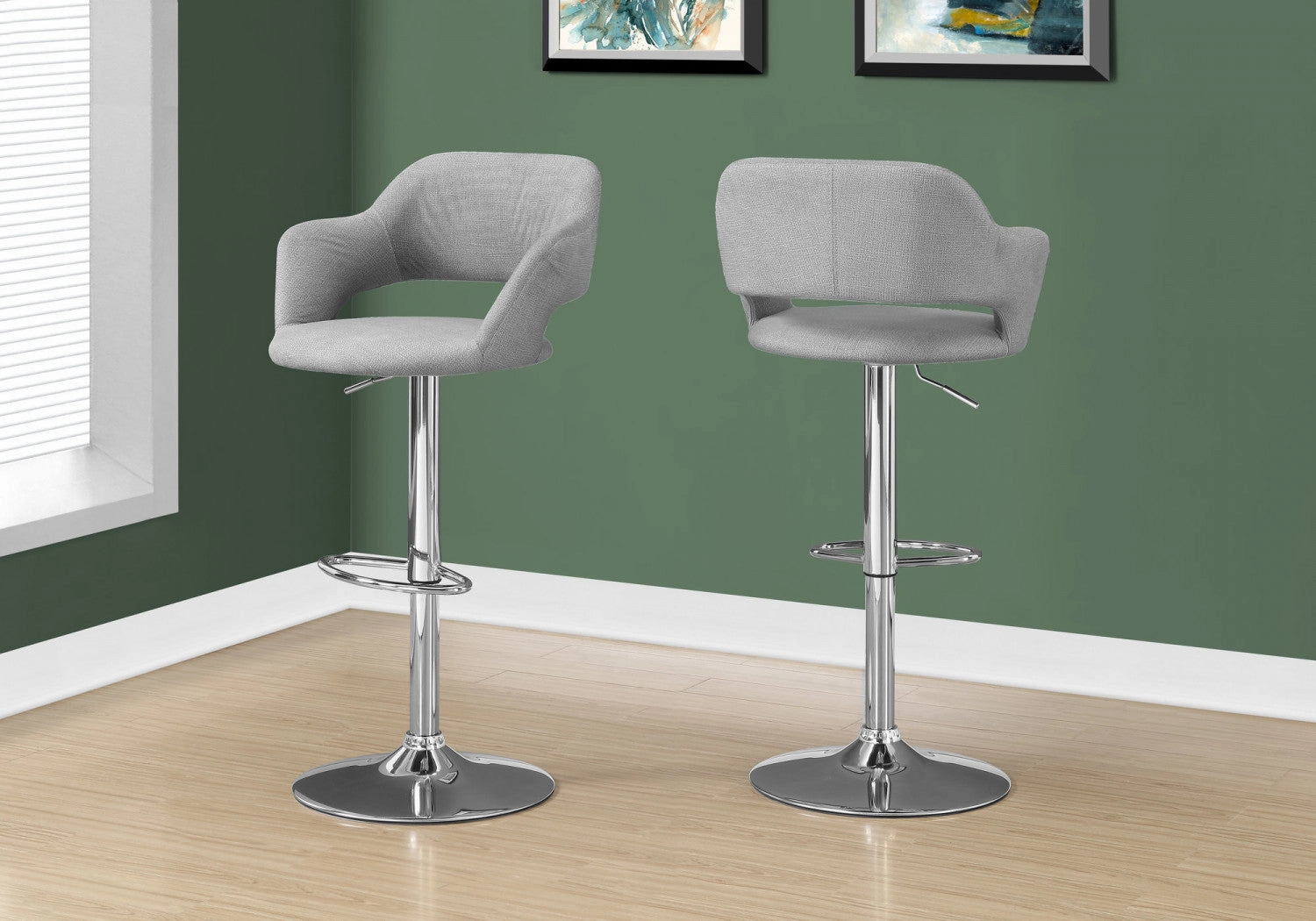 Husdon Bar Stool - Grey