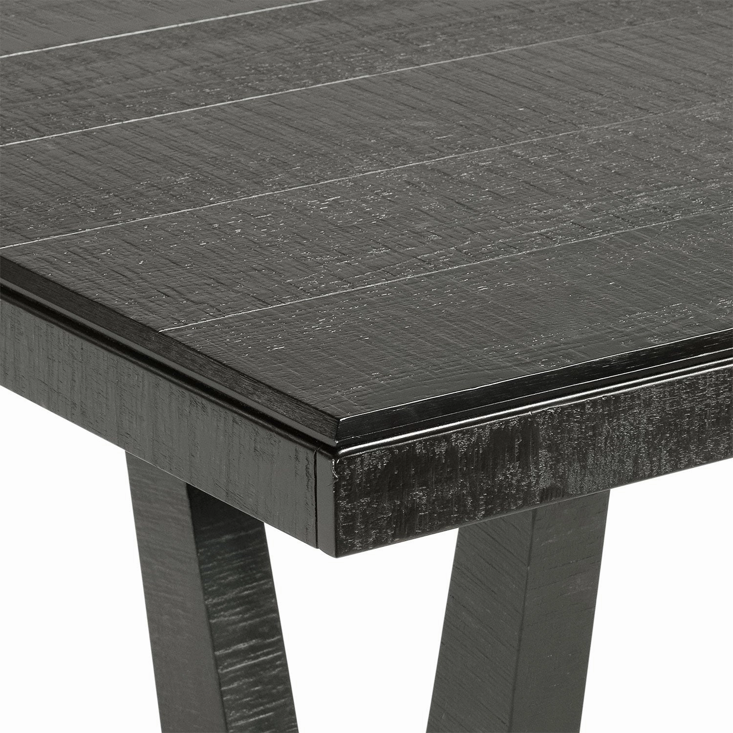 Imari 6-Piece Dining Set - Black and Grey