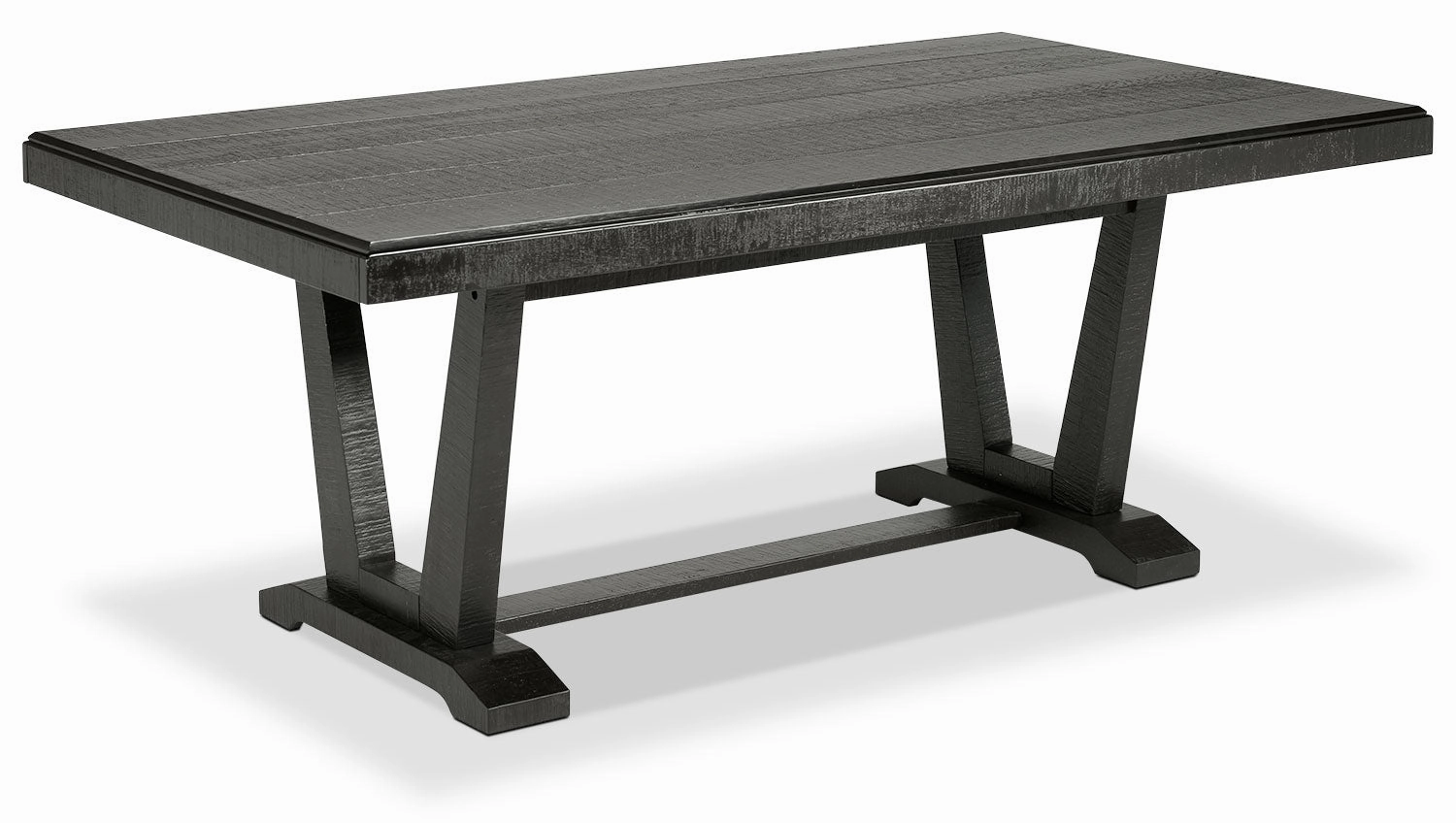 Imari 7-Piece Dining Set - Black and Grey
