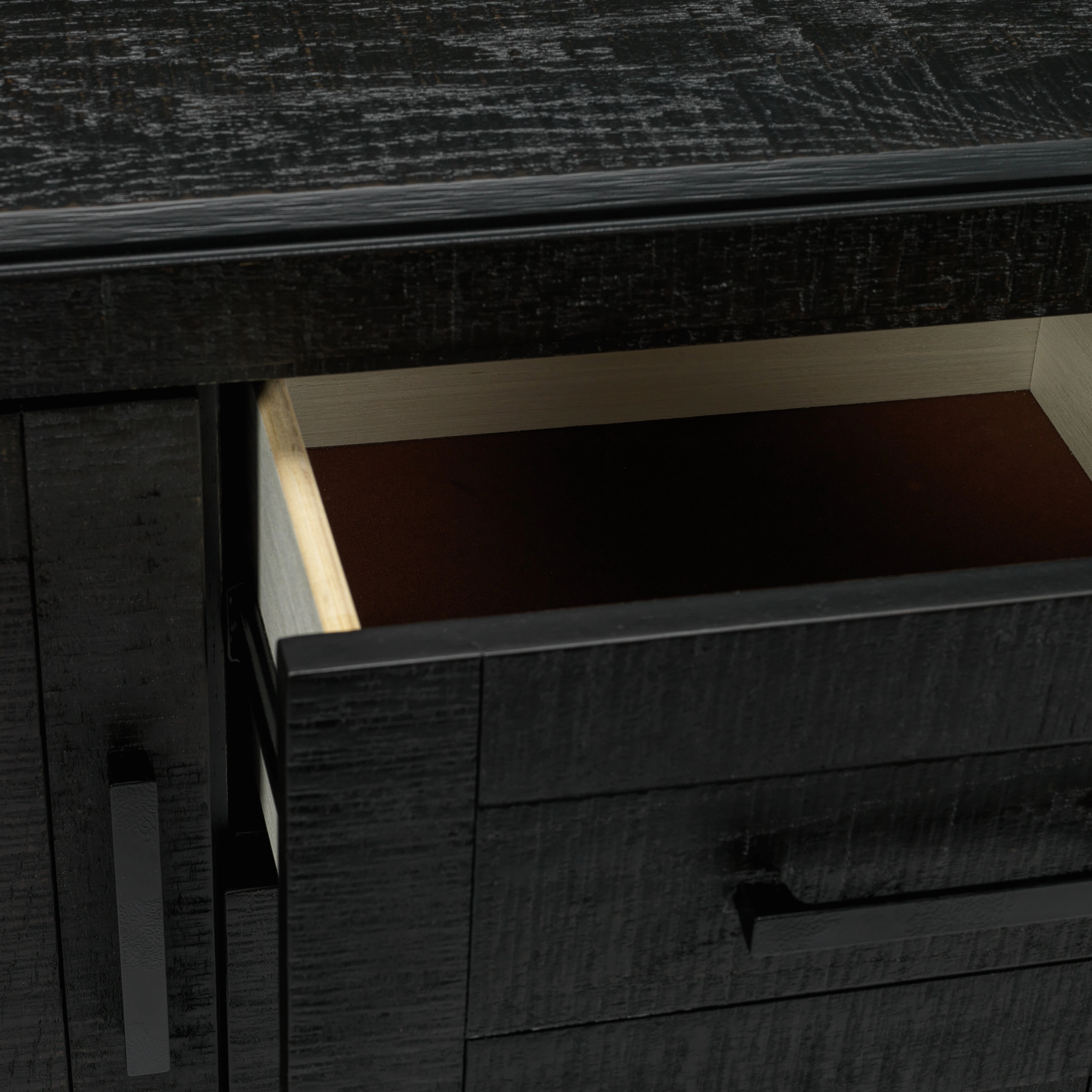 Imari Dining Server - Black and Grey