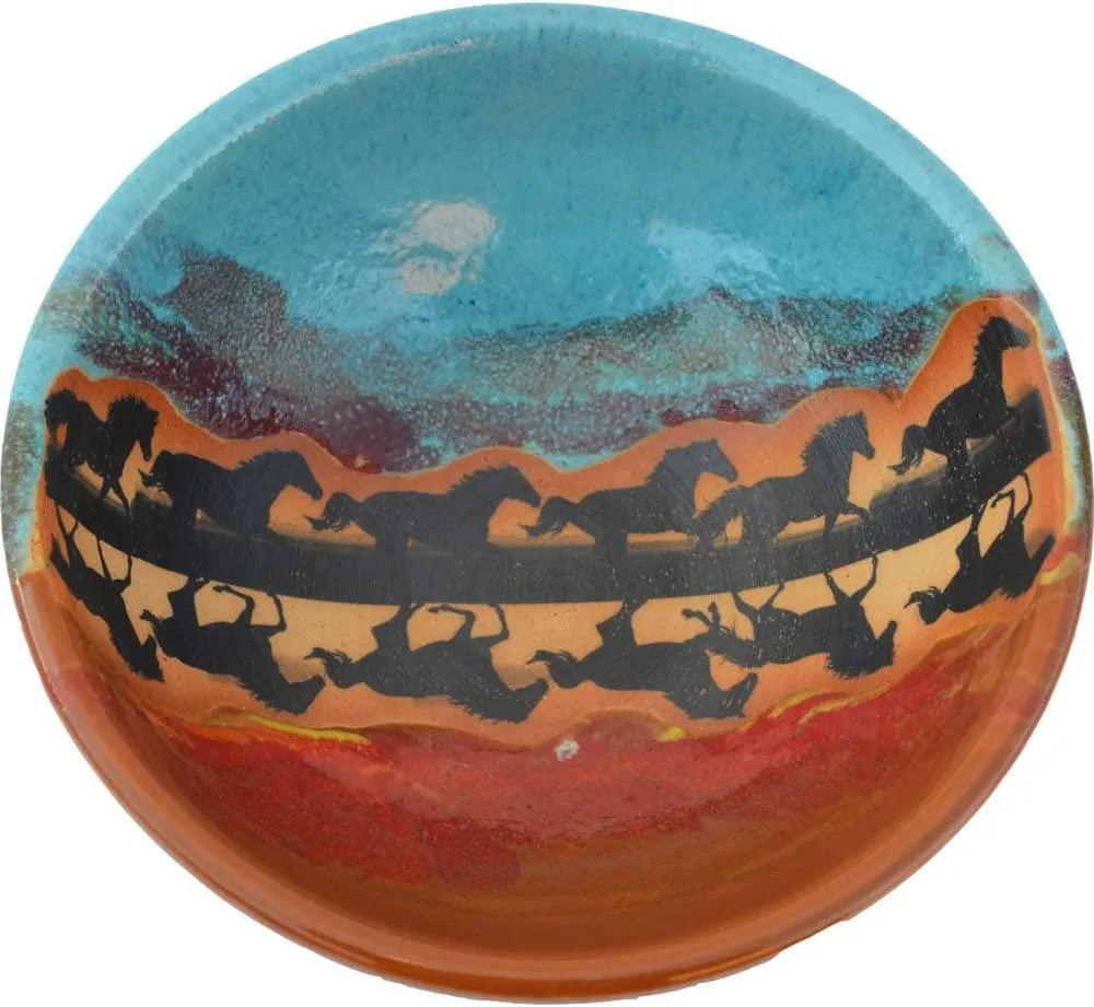 Indian Summer Horses Dinnerware