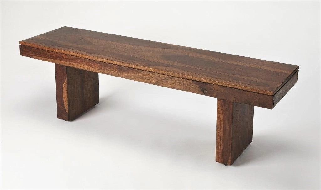 Indian Rosewood Bench glassware set, wine glass