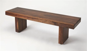 Indian Rosewood Bench glassware set, wine glass