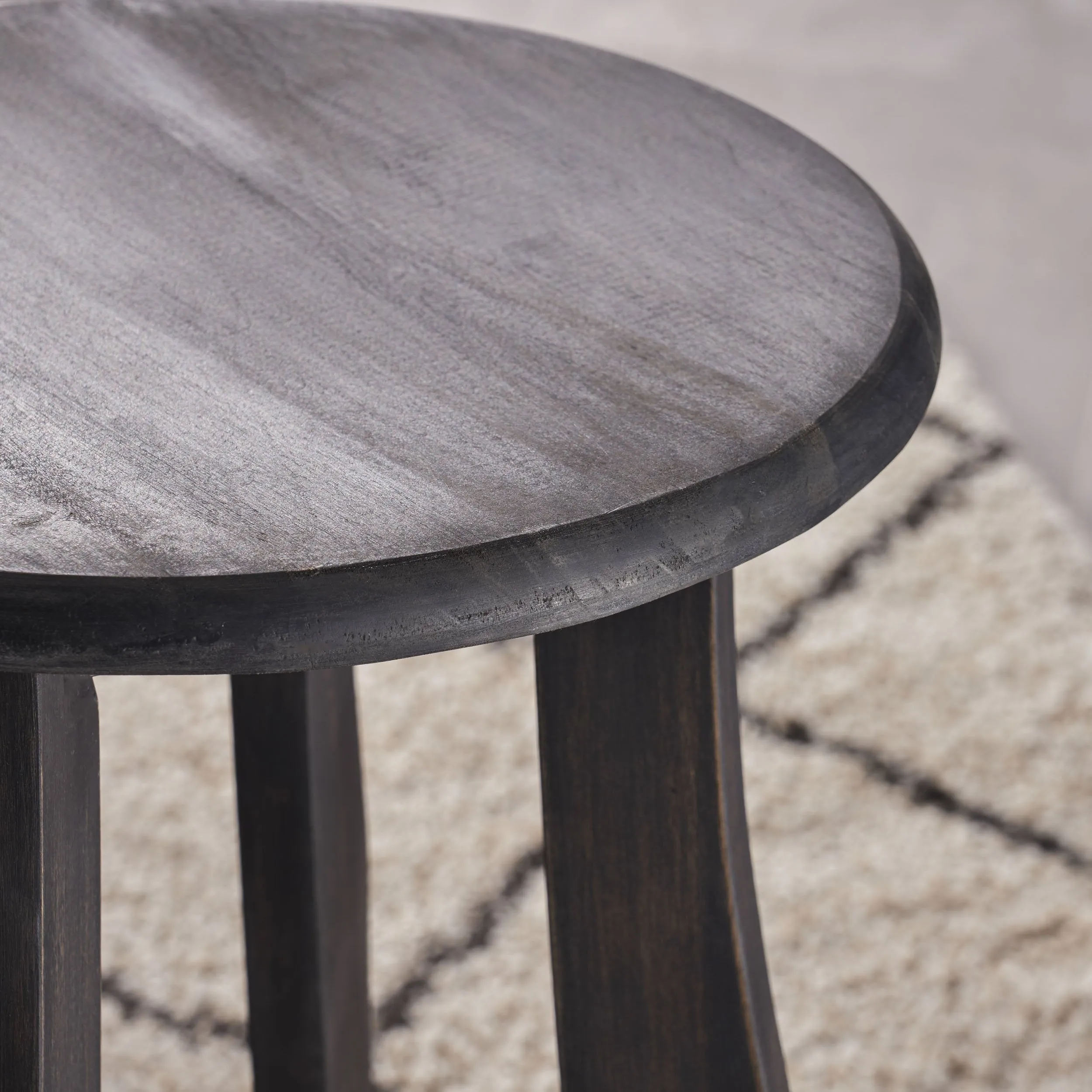 Indoor Finished Acacia Wood Barstools (Set of 2) - NH979303