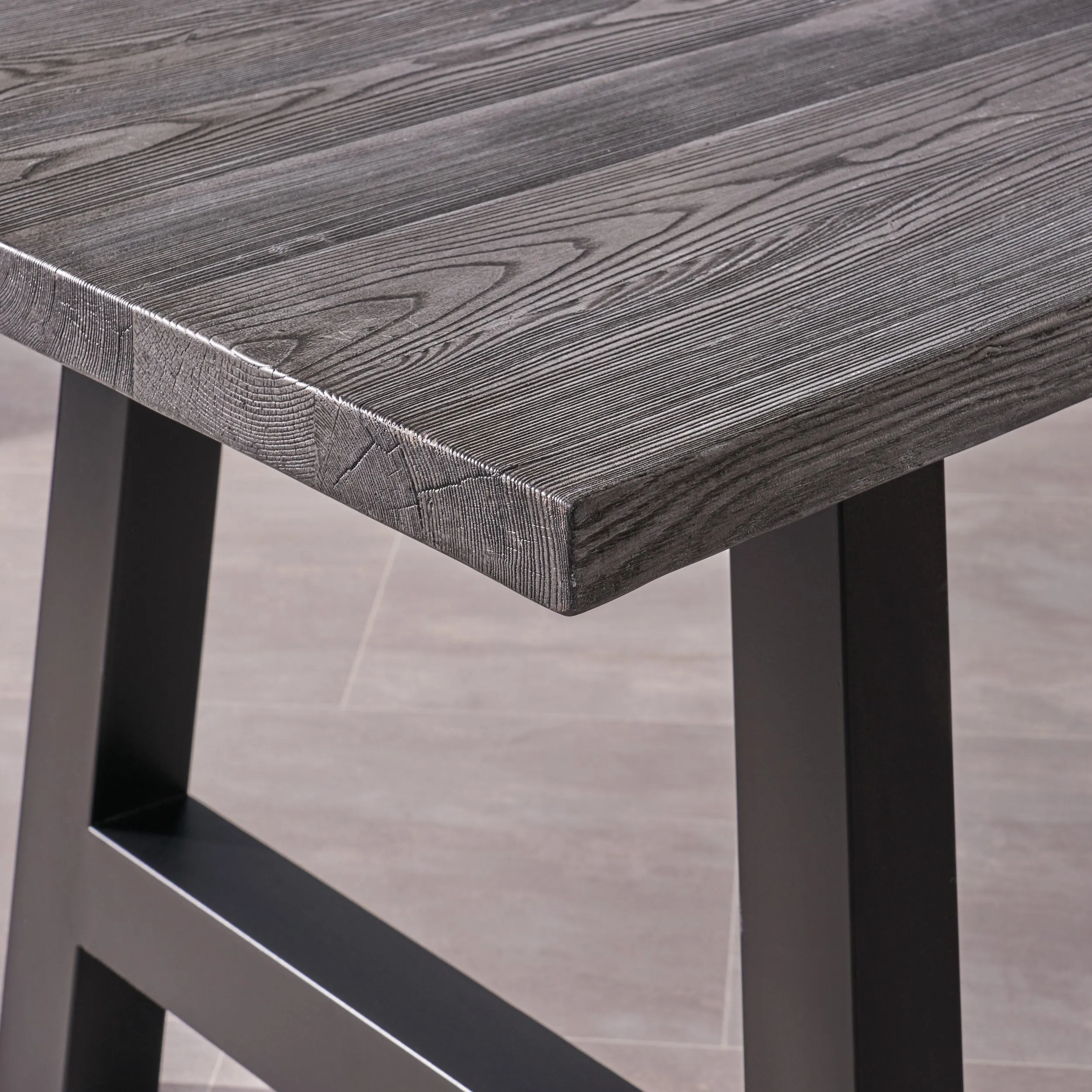 Indoor Light Weight Concrete Dining Table - NH628303