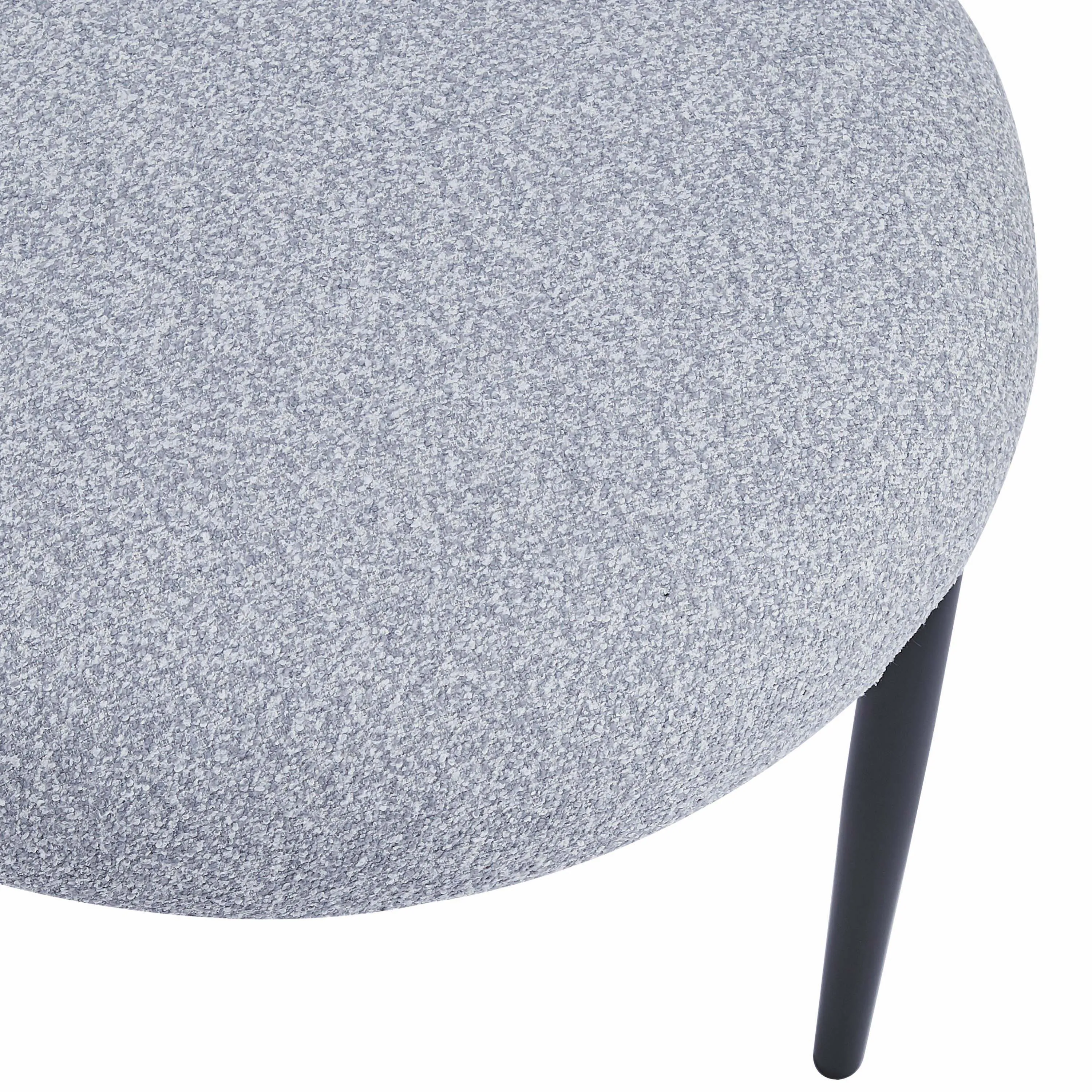 Indoor Luxury Fabric Upholstered Dining Chairs, Set of 2