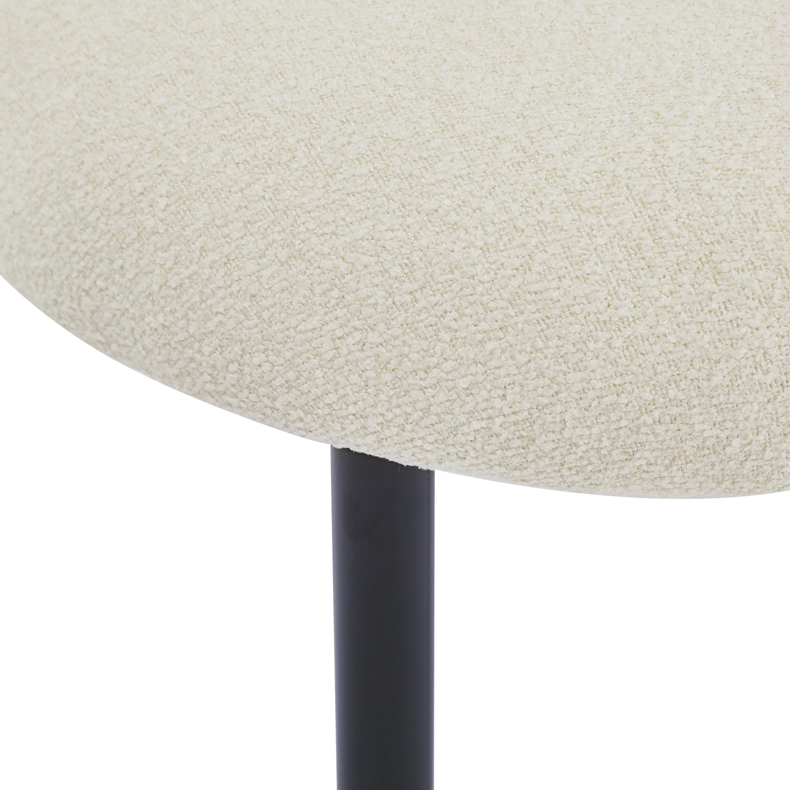 Indoor Luxury Fabric Upholstered Dining Chairs, Set of 2