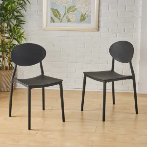 Indoor Plastic Chair (Set of 2) - NH525603 dining table set, 6-piece dining set