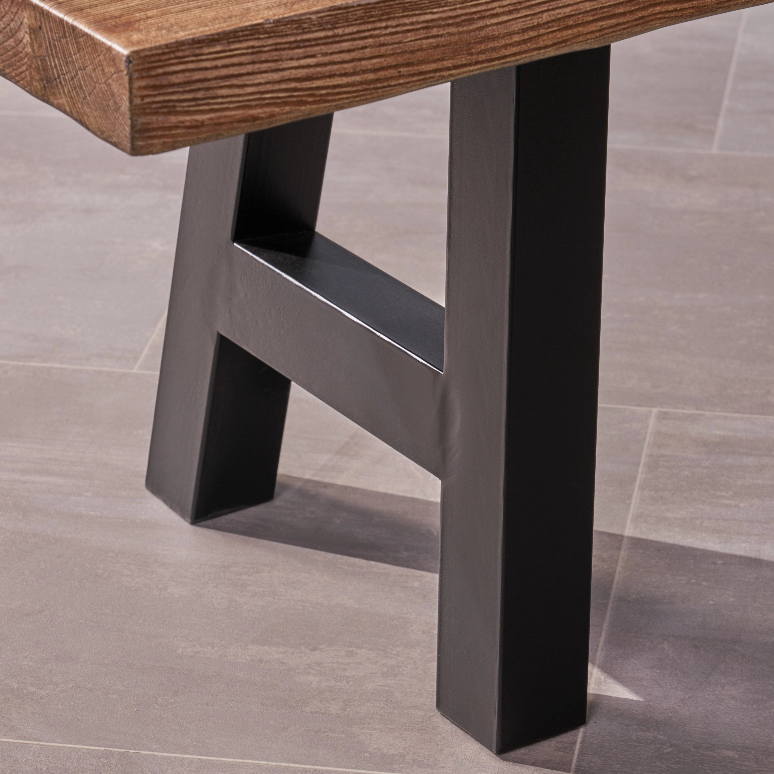Indoor Light Weight Concrete Dining Bench - NH038303