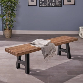 Indoor Light Weight Concrete Dining Bench - NH038303 stair tread rug, stair mat