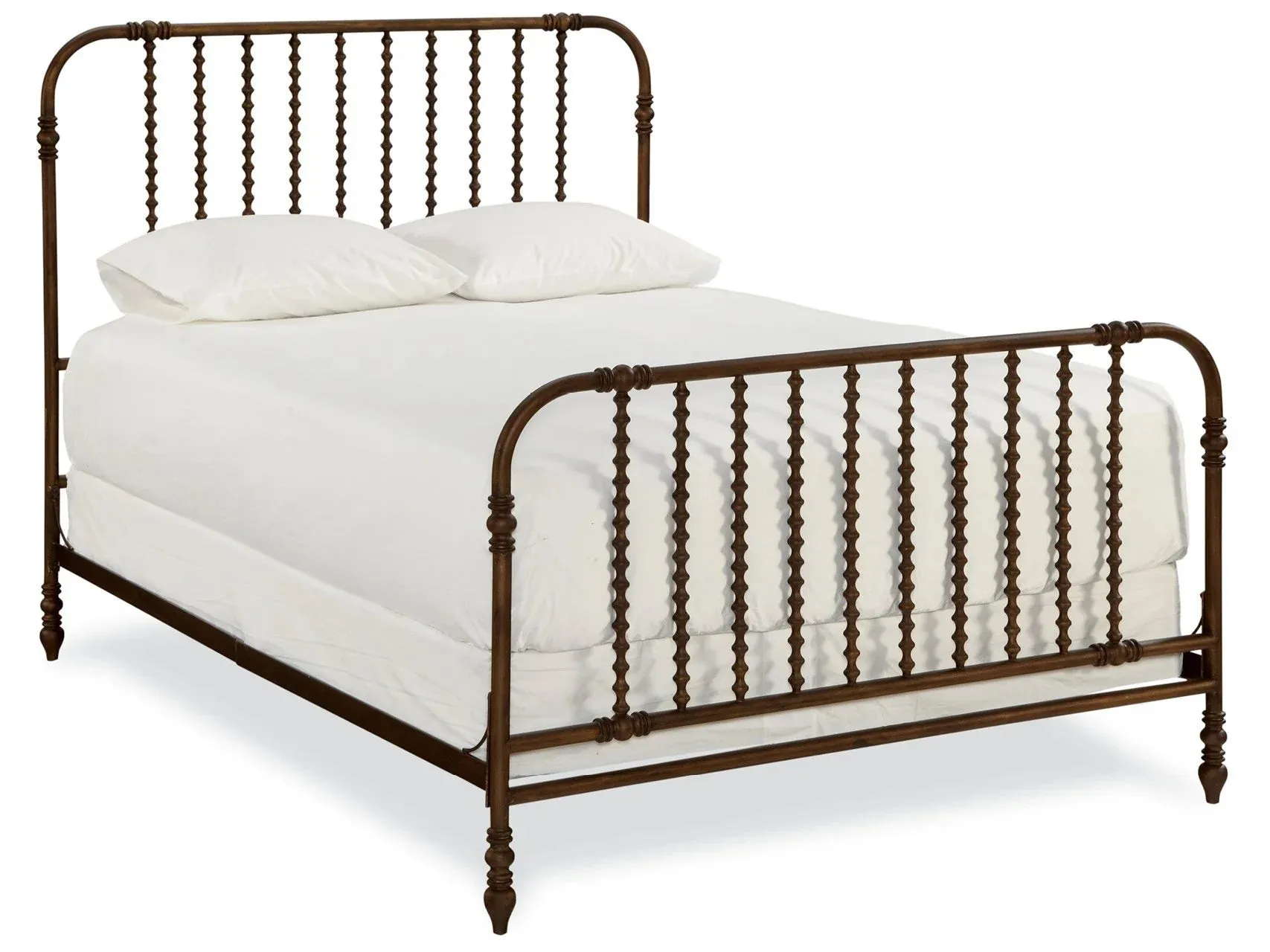 Iron Frame Farmhouse King Bed