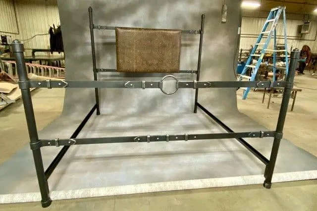Iron Strap Western Bed